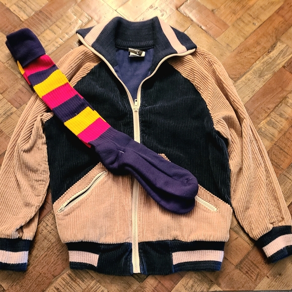 Vintage 1970's Telemark, Sears, Corduroy bomber sports jacket. - Picture 2 of 6